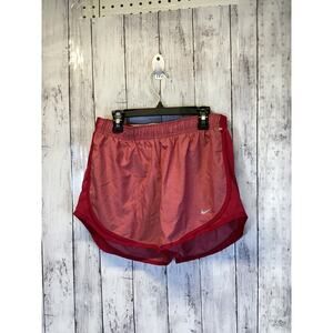 Nike Women’s Athletic Shorts | Dri-Fit Tempo | Red | Mesh Lined | Size M
